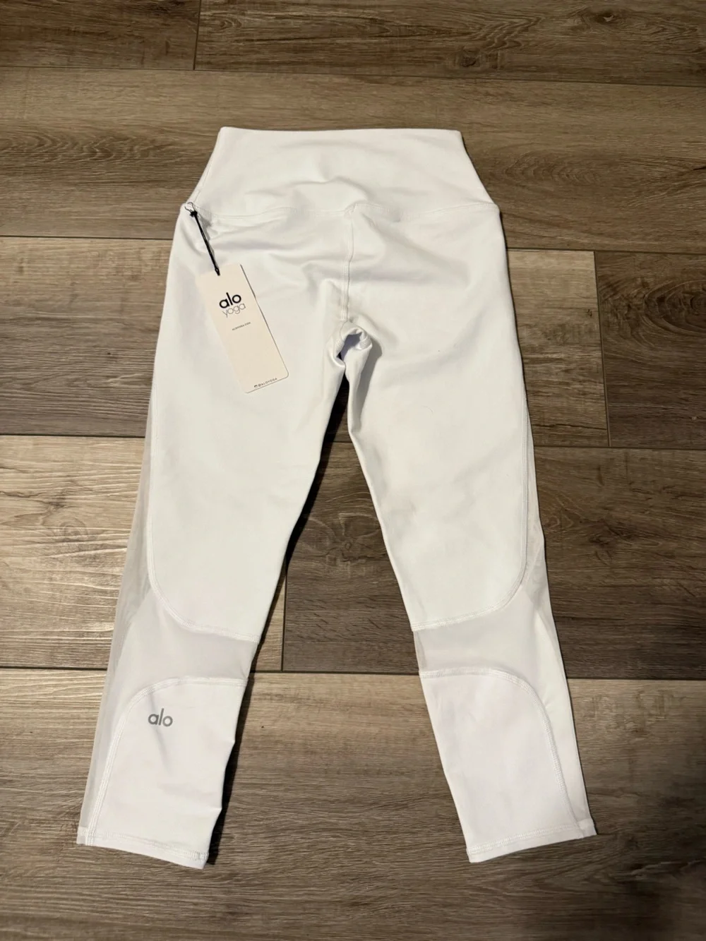 ALO Yoga White Sculpting High-Waist Leggings